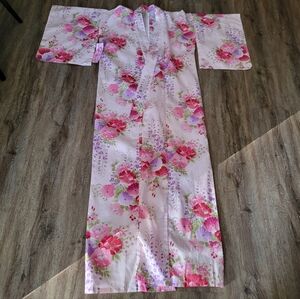 Pink Floral Kimono NEW #2827